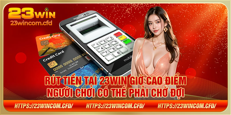 Rút tiền tại 23WIN giờ cao điểm, người chơi có thể phải chờ đợi 